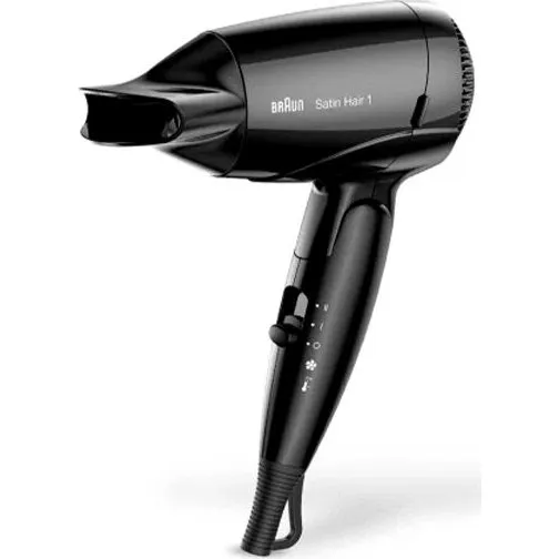 Braun Asciugacapelli Style&Go HD130 Nero