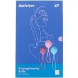 Satisfyer Set di Allenamento Pelvico Singolo - Turchese, Rosso e Rosa
