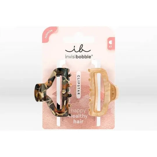 Invisibobble Clipstar M Golden Roar - Set 2 Fermagli Capelli