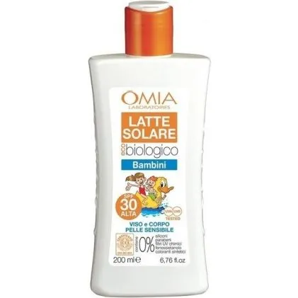 Omia Latte Solare Bambini Eco Biologico SPF 30 200 ml
