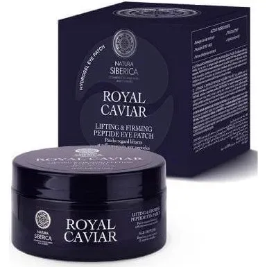NATURA SIBERICA Cerotti Occhi al Caviale Reale con Peptidi 60 pz