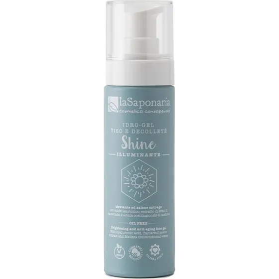 La Saponaria Idro-Gel Shine Viso e Decolleté