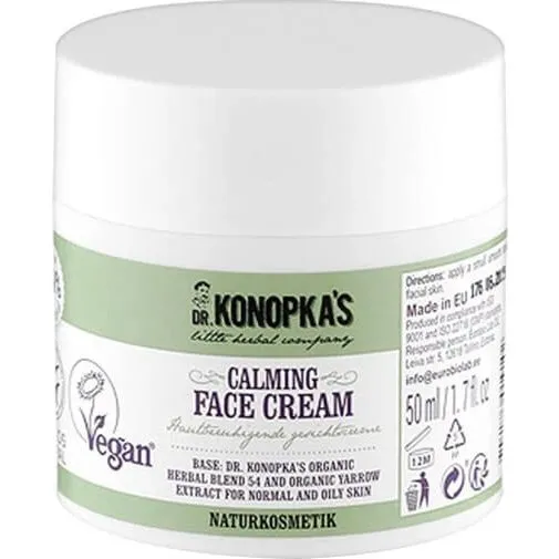 Dr. Konopka's Crema Viso Lenitiva con Essenza Vegetale N°54, 50 ml