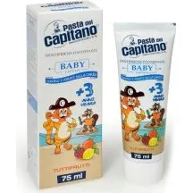 Pasta del Capitano Dentifricio Baby +3 Anni Gusto Tuttifrutti 75 ml
