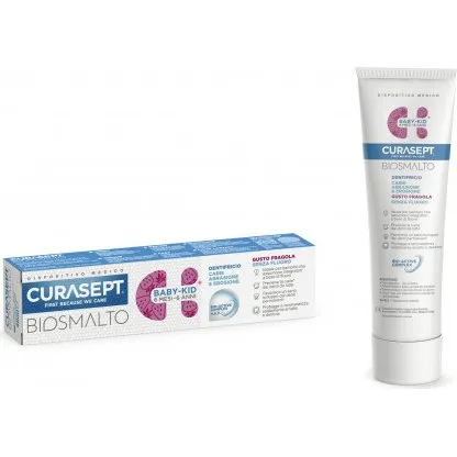 Curasept Biosmalto Baby-Kid Senza Fluoro 50 ml