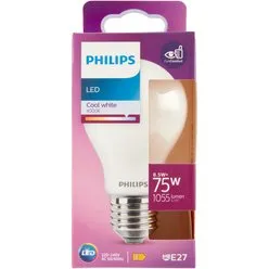 Philips Goccia LED 8,5W E27 Bianco Freddo