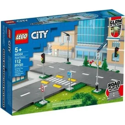 LEGO City 60304 Piastrelle Stradali - Set da Costruzione 5+