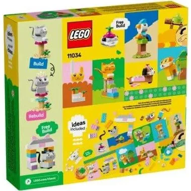 LEGO Classic Animali Creativi 11034 - Set di Costruzione per Bambini