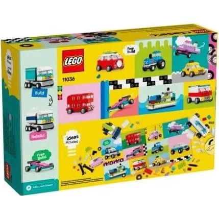 LEGO Classic Veicoli Creativi 11036 - Set di Costruzione per Bambini