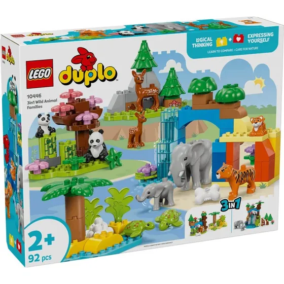 LEGO DUPLO Famiglie di animali selvatici 3 in 1 10446