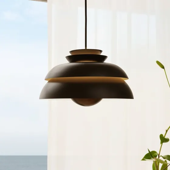 Fritz Hansen Concert P3 Lampada a Sospensione Nero