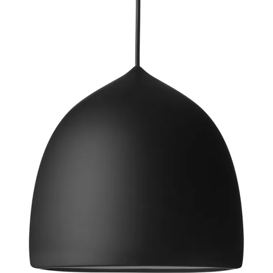 Fritz Hansen Suspence P1 Lampada a Sospensione Nero, Ø 24cm