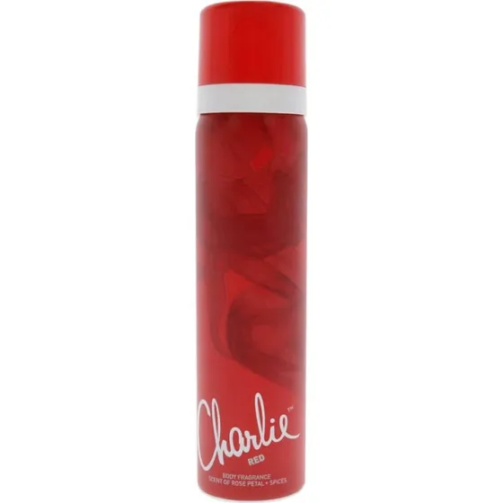Revlon Charlie Red Body Spray 75 ml per Donna