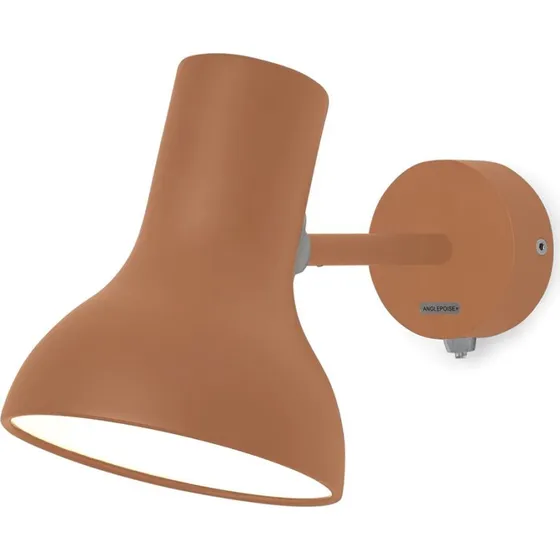 Anglepoise Type 75 Mini Applique Margaret Howell, Marrone Ruggine