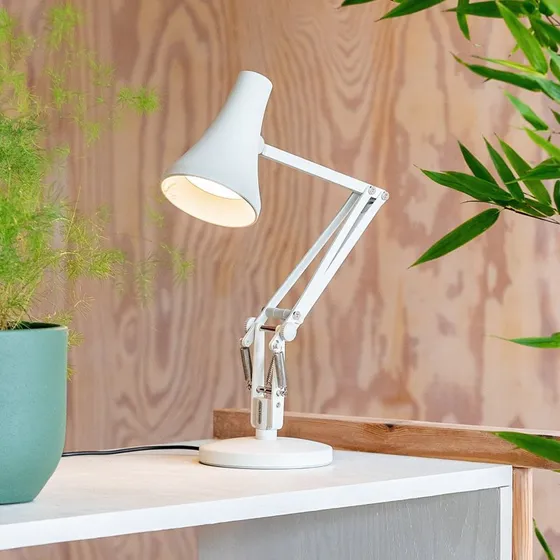 Anglepoise 90 Mini Lampada LED da tavolo USB Bianca