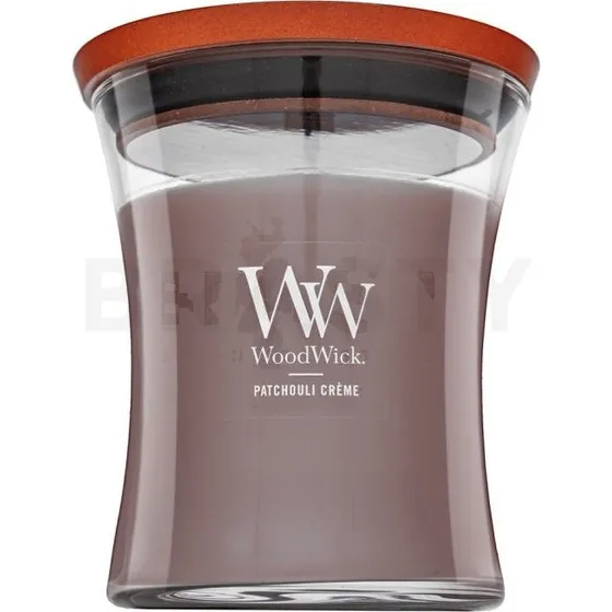 Woodwick Core Candela Profumata Patchouli Creme, 275 g