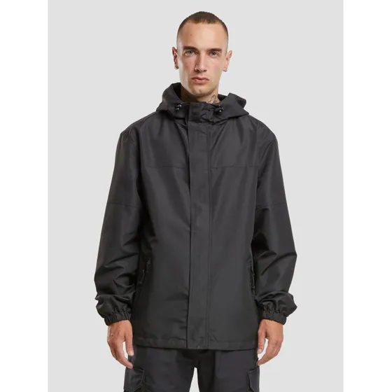 Giacca Brandit Light WB Frontzip Nera con Cappuccio