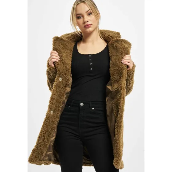 Urban Classics Giacca Oversize Sherpa da Donna