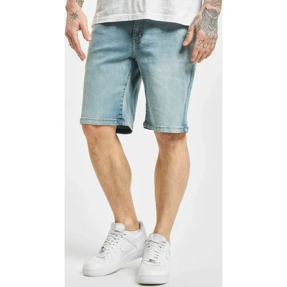 Urban Classics Jeans da Uomo Elasticizzati Blu con Zip