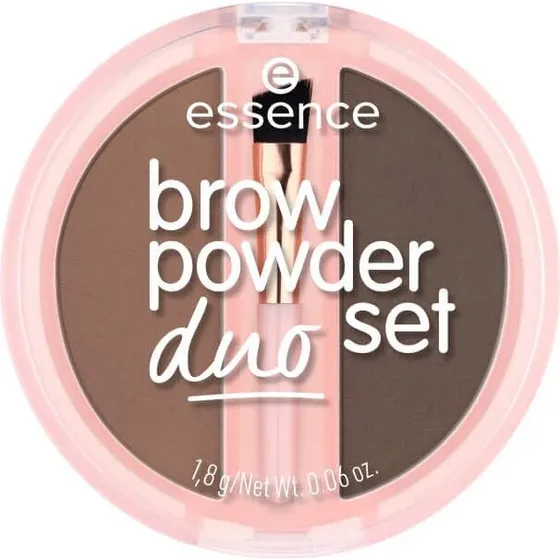 Essence Set di Polveri per Sopracciglia 02 Medium, 1,8 g
