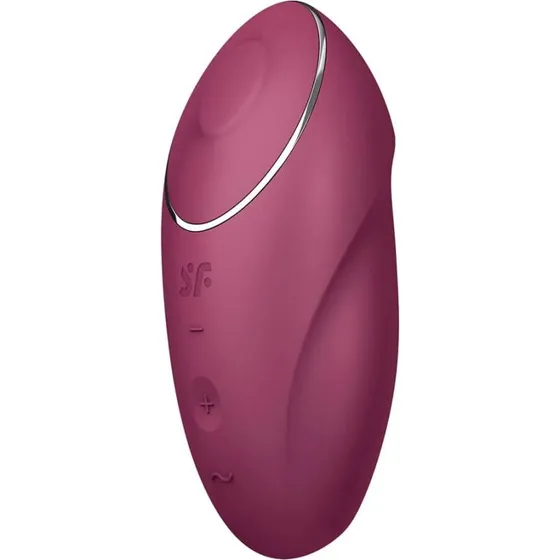 Satisfyer Tap & Climax 1 - Vibratore con funzione tapping Rosso