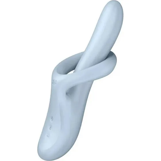 Satisfyer Heat Flex 4 Vibratore Riscaldato con Rotazione, Blu