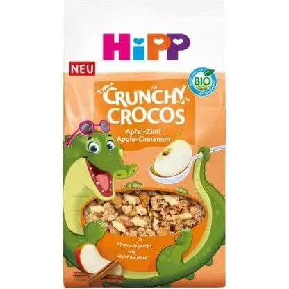 HiPP Muesli Croccante Biologico Coccodrillo con Mela e Cannella 300g