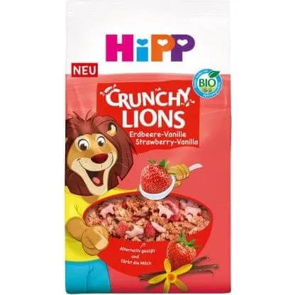 HiPP Muesli Croccante Biologico Fragola e Vaniglia 300 g