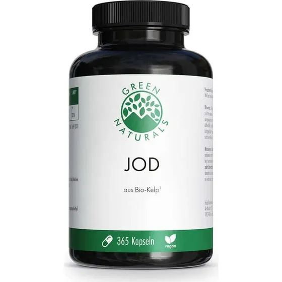 Green Naturals Iodio da Kelp Biologico 200 µg - 365 Capsule