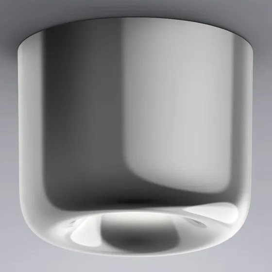 Serien Lighting Cavity Ceiling L - Plafoniera in Alluminio Lucido