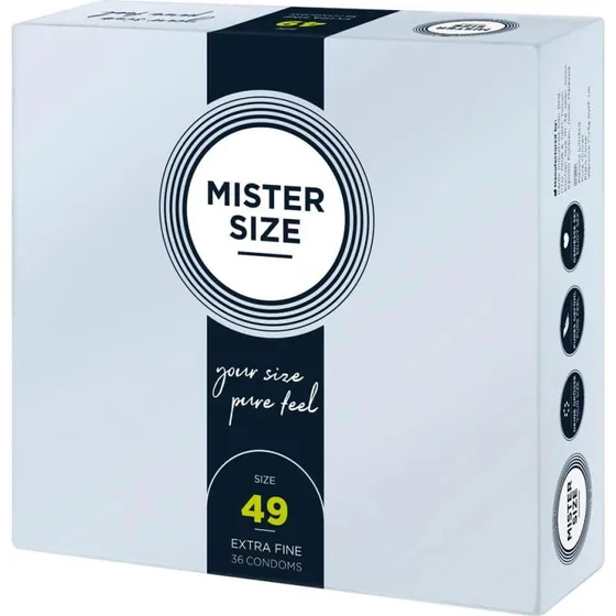 Mister Size Preservativi 49 mm - 36 pezzi