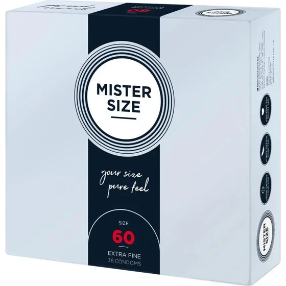 Mister Size Preservativi 60 mm - 36 pezzi