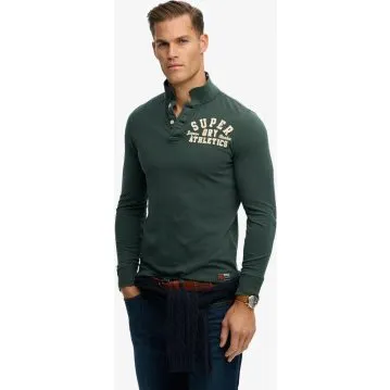 Superdry Polo Vintage Athletic Verde XL