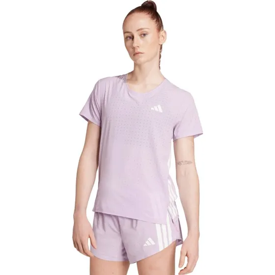adidas T-shirt da donna Adizero Running Viola - Taglia L