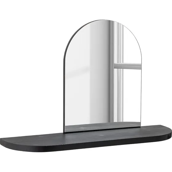 Bloomingville Annlie Specchio con Mensola Nero