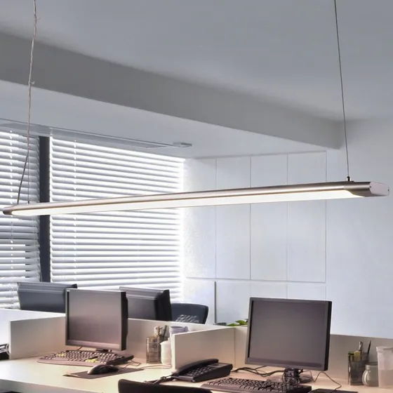 Lampada a Sospensione Vinca Arcchio Bianco/Argento - LED 120 cm