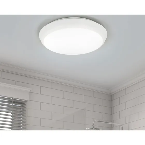 Arcchio Plafoniera Augustin Rotonda Ø20 Bianco IP54
