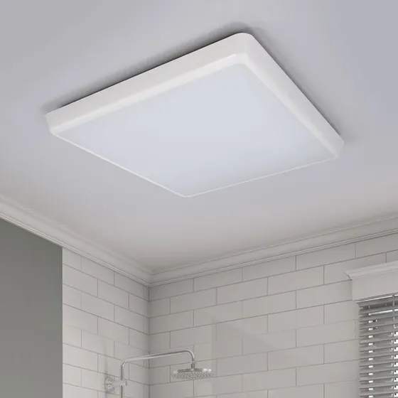 Arcchio Augustin Quadrato 40 Plafoniera LED Bianca IP54