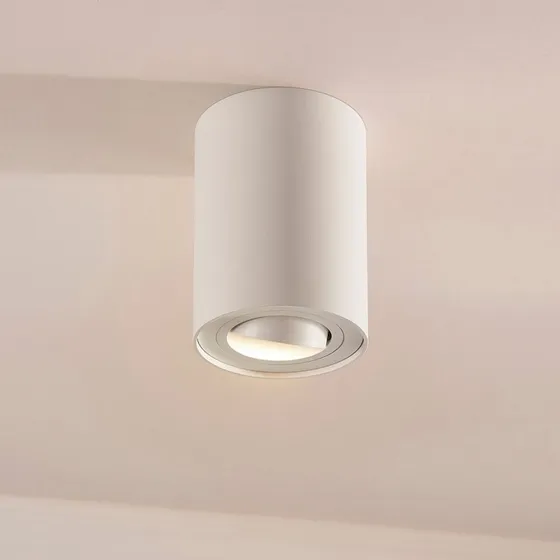 Plafoniera Jolina Arcchio Bianca Opaca - Design Cilindrico Moderno