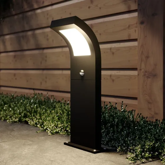 Advik Lampada da Giardino con Sensore H60 Grafite