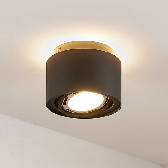 Talima Plafoniera Nero Arcchio Walisa - Design Moderno Alluminio