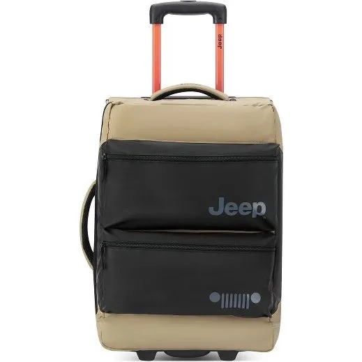Jeep JS006B 55 cm Borsone Trolley Warm Sand