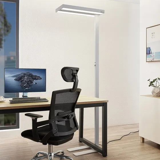 Arcchio Logan Pro Piantana LED Bianca con Sensore e Dimmerabile
