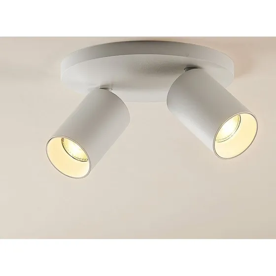 Arcchio Faretto Brinja Bianco 2 Luci GU10 Ø 6 cm