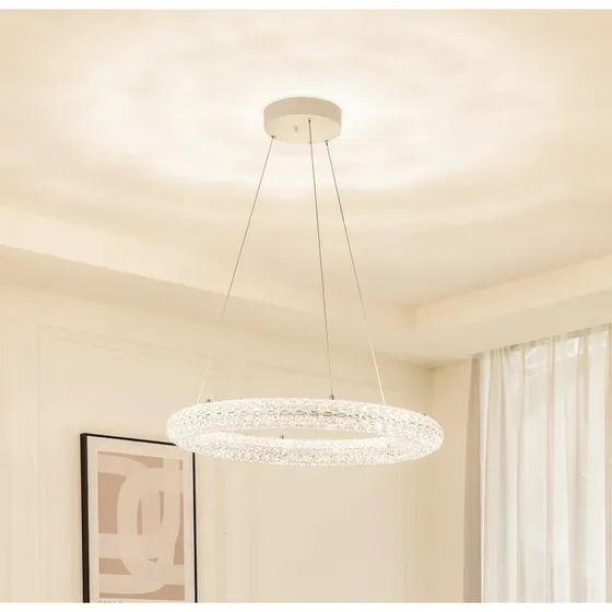 Lucande Lampada a Sospensione Smart Tumata LED con Telecomando e App