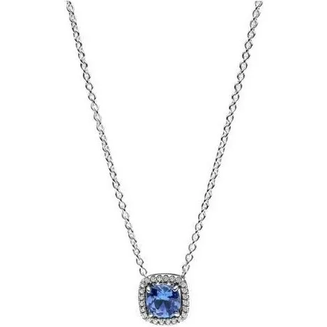 Punto Luce Collana Blu in Argento 925
