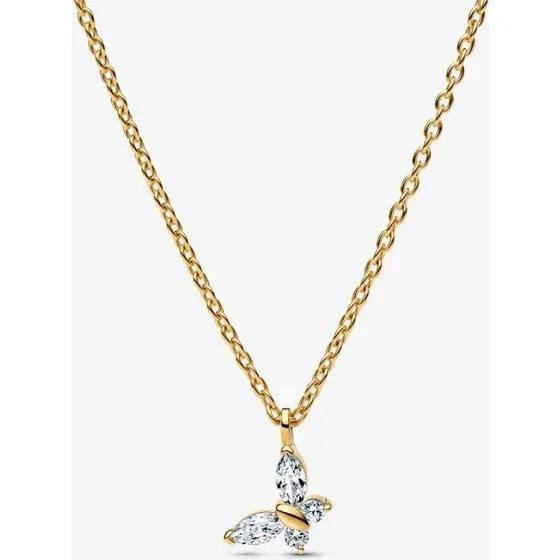 Pandora Collana Farfalla Placcata Oro 14K