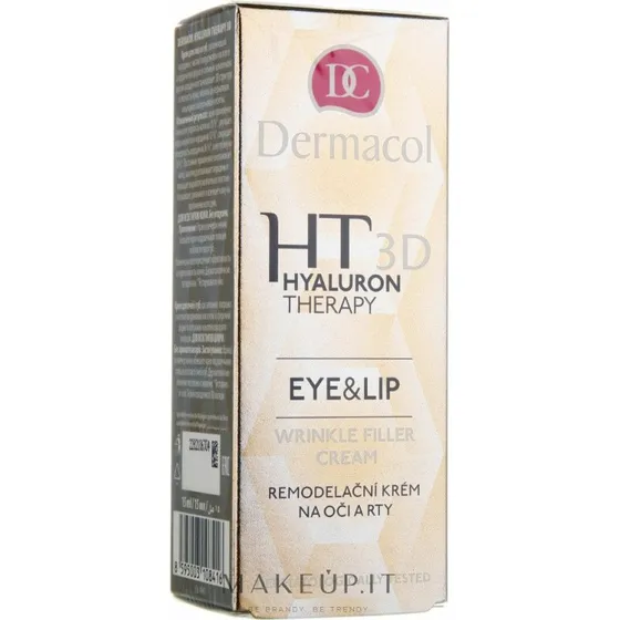 Dermacol Crema Therapy Hyaluron 3D Filler Occhi e Labbra 15 ml