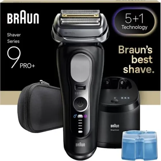 Braun Series 9 PRO+ 9660CC Nero/Argento