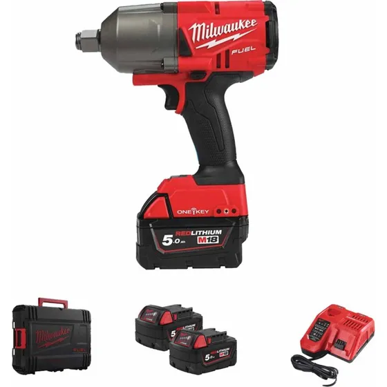 Milwaukee M18 ONEFHIWF34-502X Avvitatore ad Impulsi 3/4" 18V 5Ah